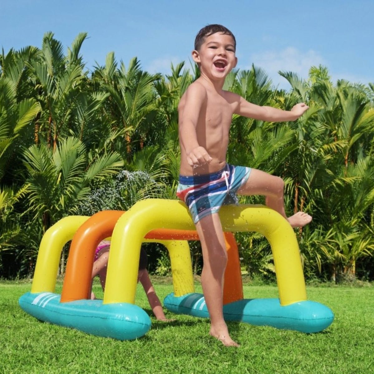 Bestway Hop Zone Sprinkler Inflatable Garden Toy – BW52383