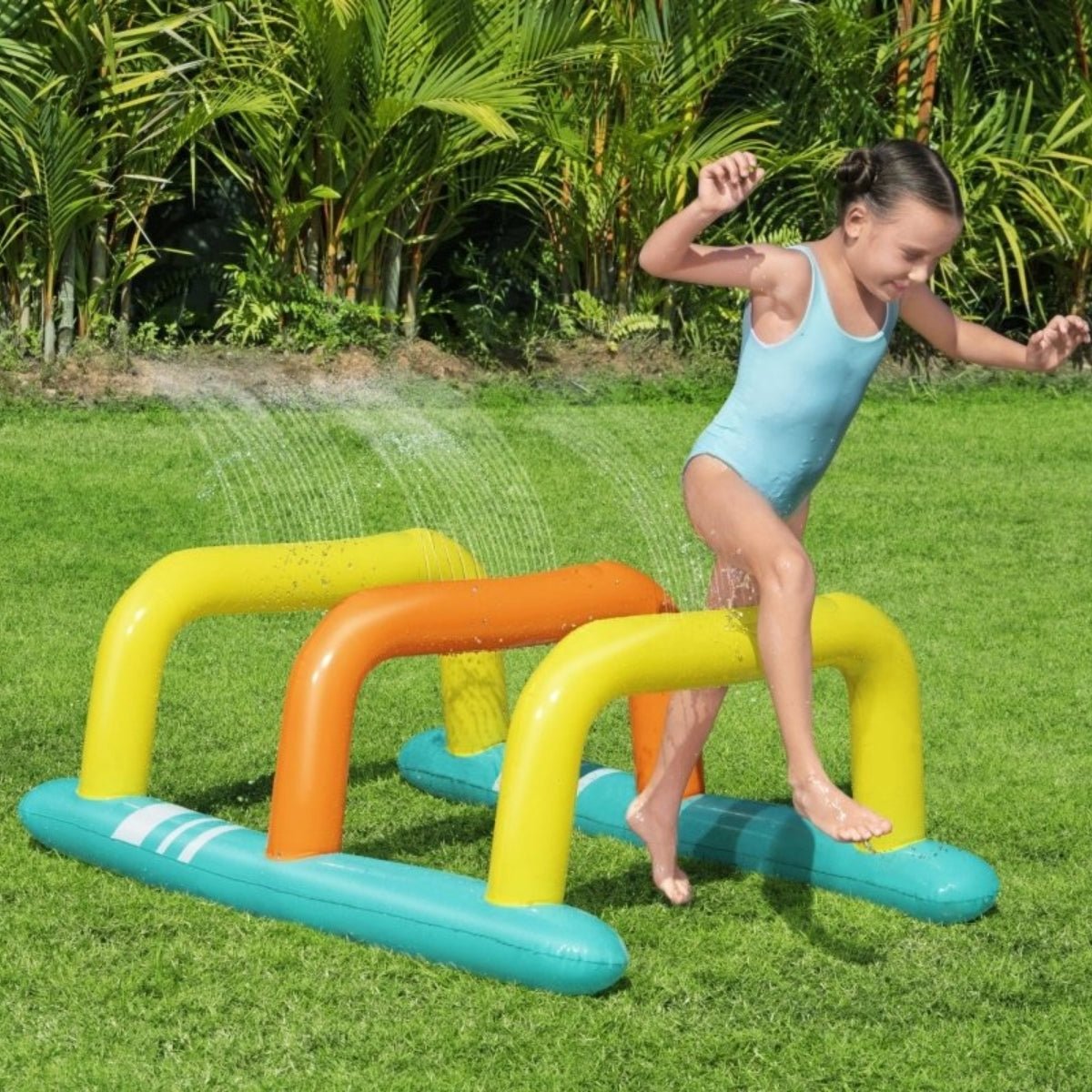 Bestway Hop Zone Sprinkler Inflatable Garden Toy – BW52383