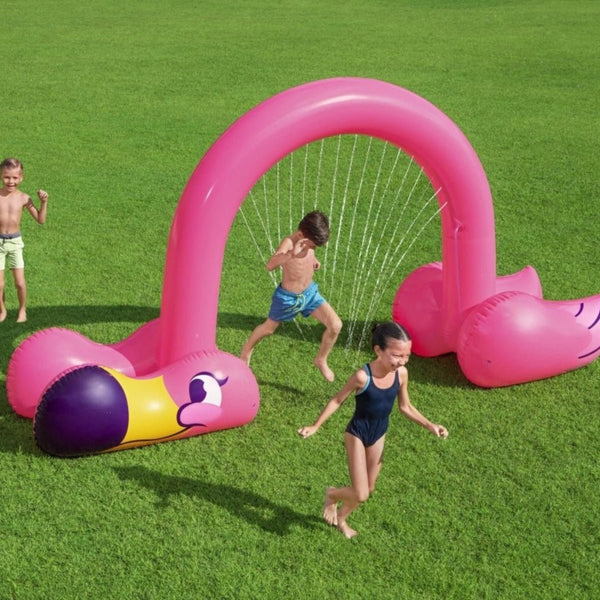 Bestway Jumbo Flamingo Sprinkler Inflatable Garden Toy – BW52382