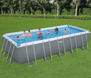 Bestway Power Steel 21ft x 9'ft x 52in Rectangular Pool Set Above Ground Swimming Pool – BW5611Z
