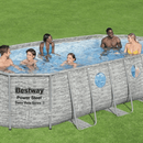 Bestway Power Steel Swim Vista Series™ 18ft x 9ft x 48in Oval Pool Set with Filter Pump – BW56716