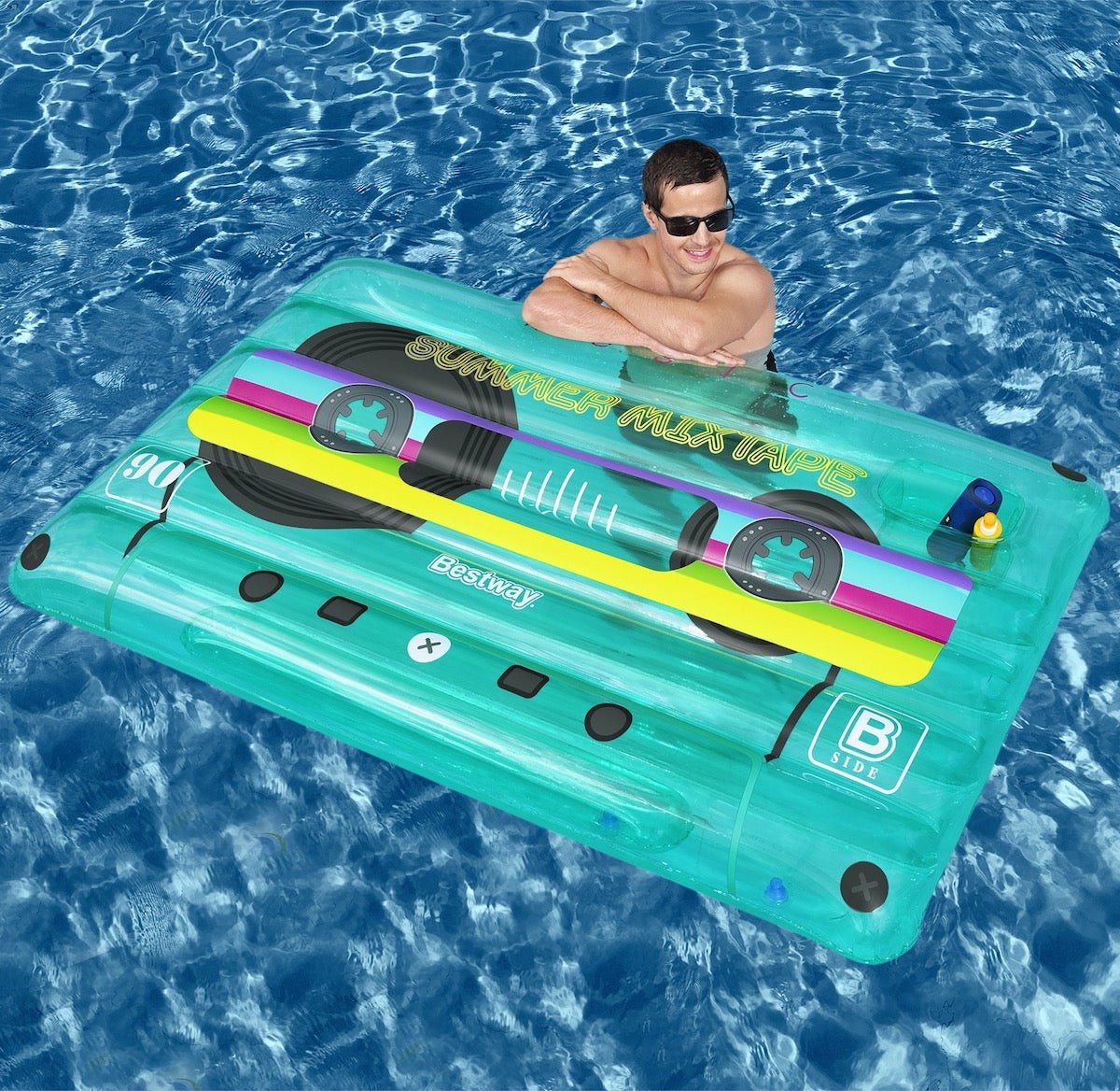 Bestway Retro Beats Inflatable Pool Float OutdoorToys