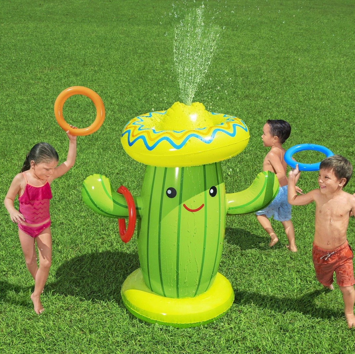 Bestway Sweet & Spiky Cactus Sprinkler Inflatable Garden Toy