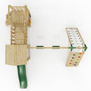 ClassicPlay Double Tower Climbing Frame with Double Swing - Greenhorn