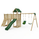 ClassicPlay Double Tower Climbing Frame with Double Swing - Rainier