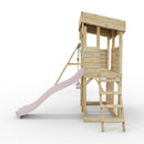 ClassicPlay Outpost XL Lookout Tower with 1.2m Deck, Double Swing and Slide
