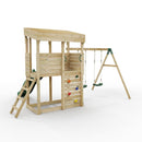 ClassicPlay Outpost XL Lookout Tower with 1.2m Deck, Double Swing and Slide