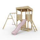 ClassicPlay Outpost XL Lookout Tower with 1.2m Deck, Single Swing and Slide