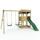 ClassicPlay Premium Lookout Tower With 0.9m Deck, Double Swing and Slide