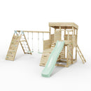 ClassicPlay Sentinel XL Lookout Tower with 3 Decks, Double Swing, Climbing Wall and Slide