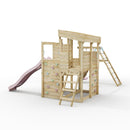 ClassicPlay Sentinel XL Lookout Tower with 3 Decks, Double Swing, Climbing Wall and Slide