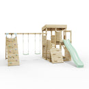 ClassicPlay Sentinel XL Lookout Tower with 3 Decks, Double Swing, Climbing Wall and Slide