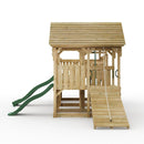 FarmPlay Hayloft and Mini Loft Climbing Frame with Bridge and Slides