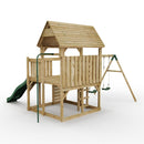 FarmPlay Hayloft Climbing Frame with Double Swing and Slide