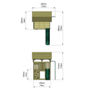 FarmPlay Hayloft Climbing Frame with Slide