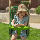 FarmPlay Mini Loft Climbing Frame with Single Swing and Slide