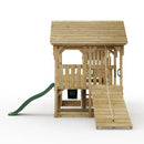 FarmPlay Stable and Mini Loft Climbing Frame with Bridge and Slides