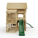 FarmPlay Stable and Mini Loft Climbing Frame with Bridge and Slides