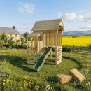 FarmPlay Stable Climbing Frame with Slide