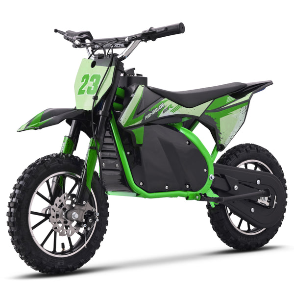 Renegade 80R 800W 36V Electric Mini Dirt Bike - Green