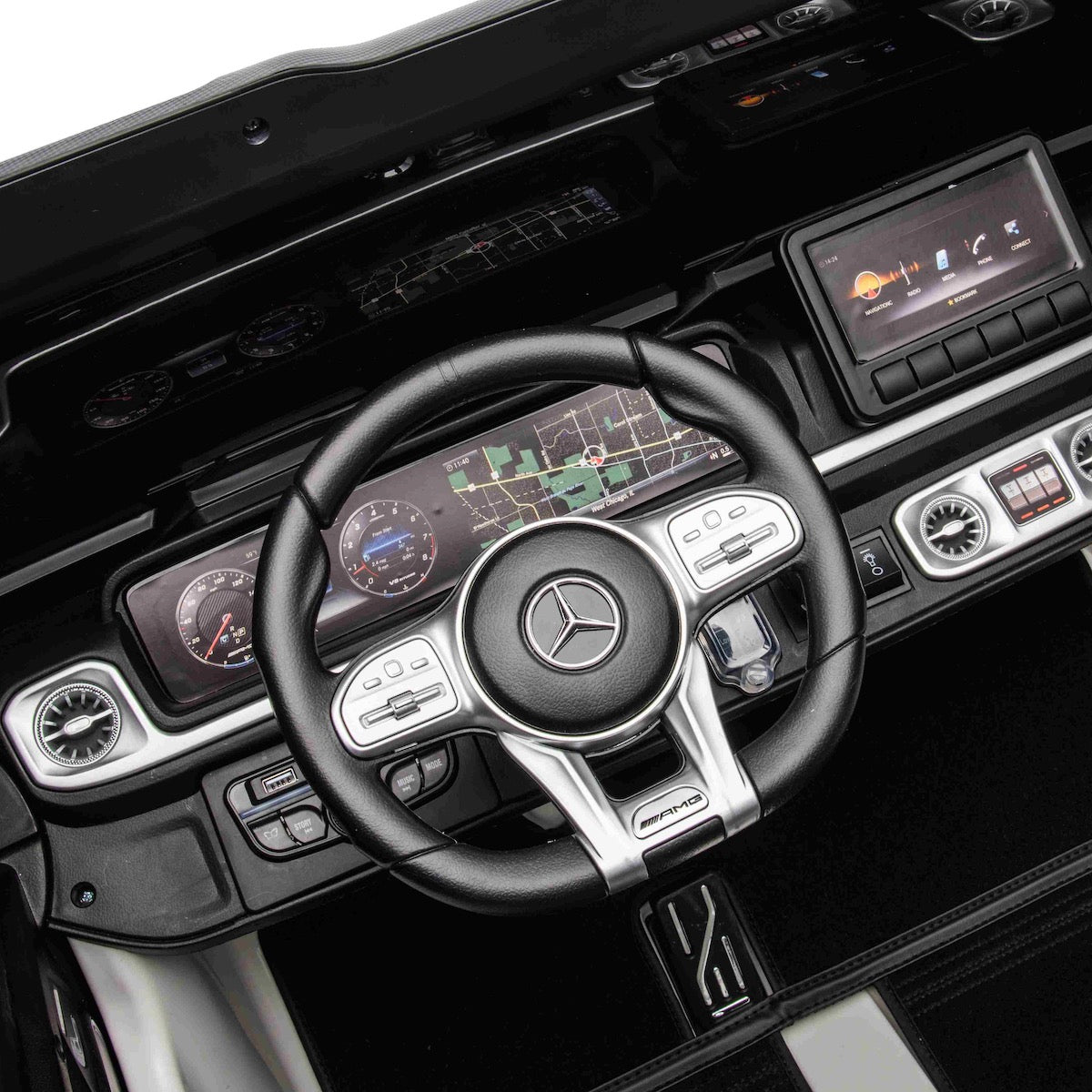 Mercedes Benz G63 Extreme 24V Electric Ride On Jeep 2 Seat - Black