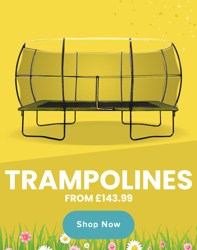 Ride on Toys Trampolines Swings Climbing Frames Outdoor Toys