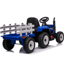OutdoorToys Kids Electric Ride On Tractor with Trailer