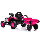 OutdoorToys XT50 Kids Electric Ride On Tractor with Trailer
