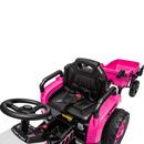 OutdoorToys XT50 Kids Electric Ride On Tractor with Trailer