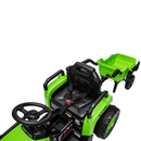 OutdoorToys XT60 Kids Electric Ride On Tractor with Trailer