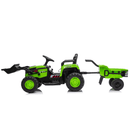 OutdoorToys XT60 Kids Electric Ride On Tractor with Trailer