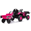 OutdoorToys XT60 Kids Electric Ride On Tractor with Trailer
