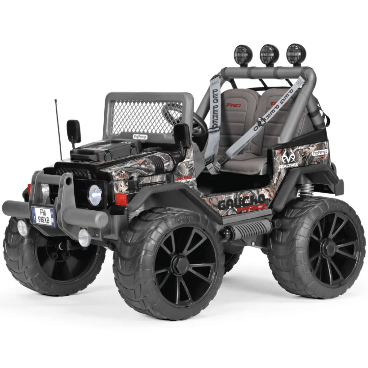 Peg Perego Gaucho Pro Realtree Camo Electric Ride On Buggy
