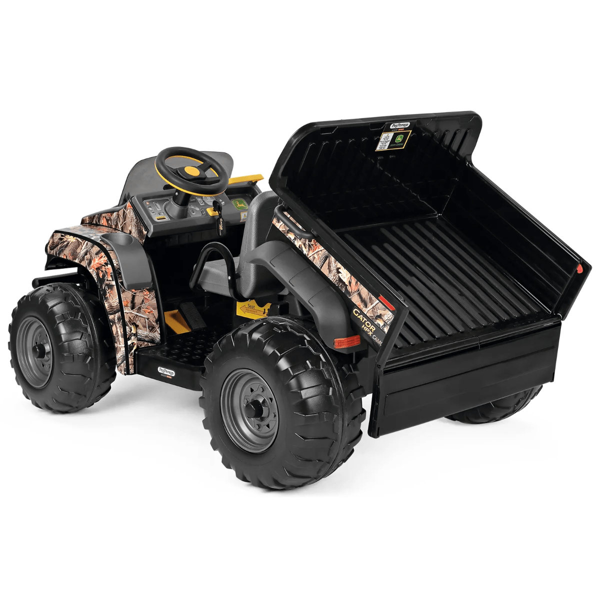 Peg Perego John Deere Gator HPX Camo Electric Ride On UTV Tractor