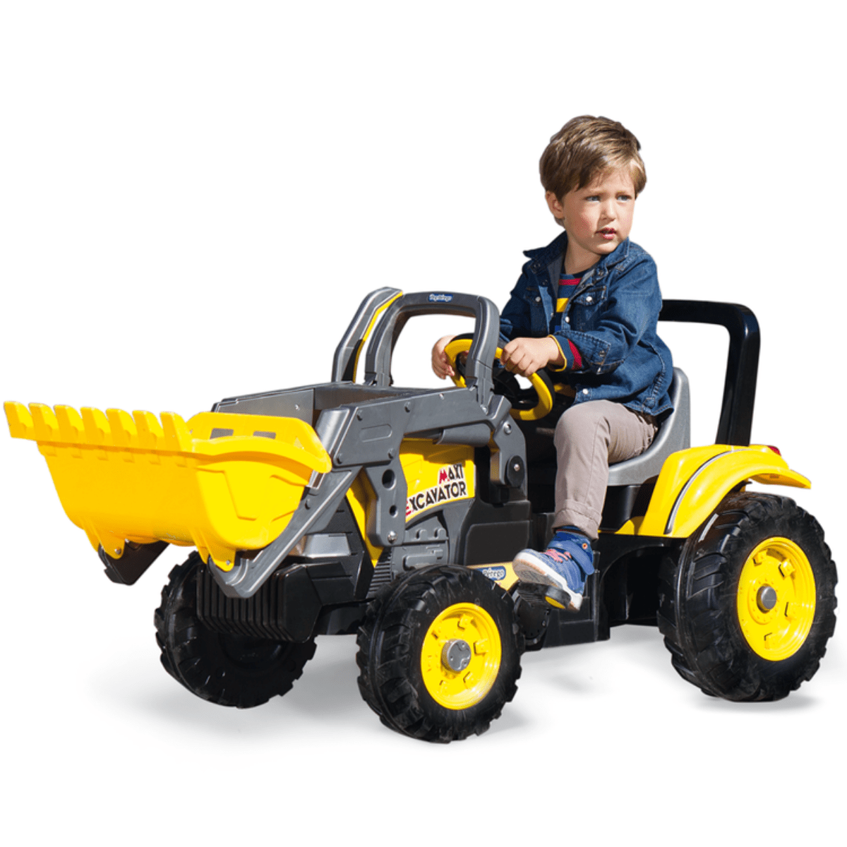 peg perego 2009 Peg Perego Maxi Excavator Pedal Ride On Tractor