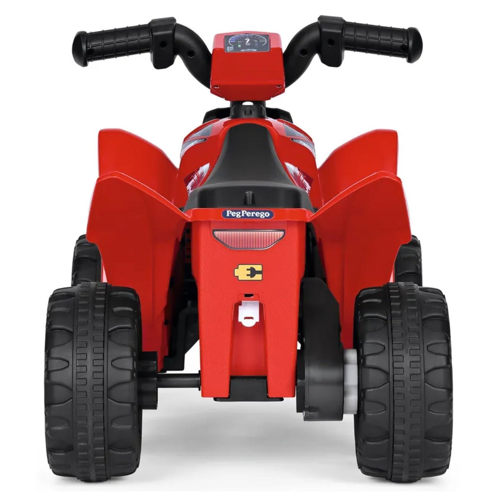 red peg perego Peg Perego Polaris Mini Electric Ride On Quad Bike