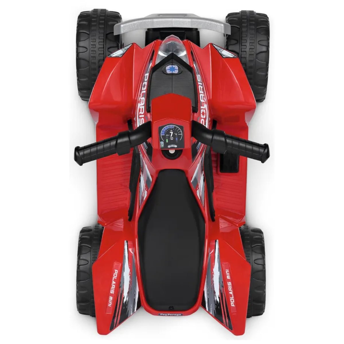 peg perego red polaris Peg Perego Polaris Mini Electric Ride On Quad Bike
