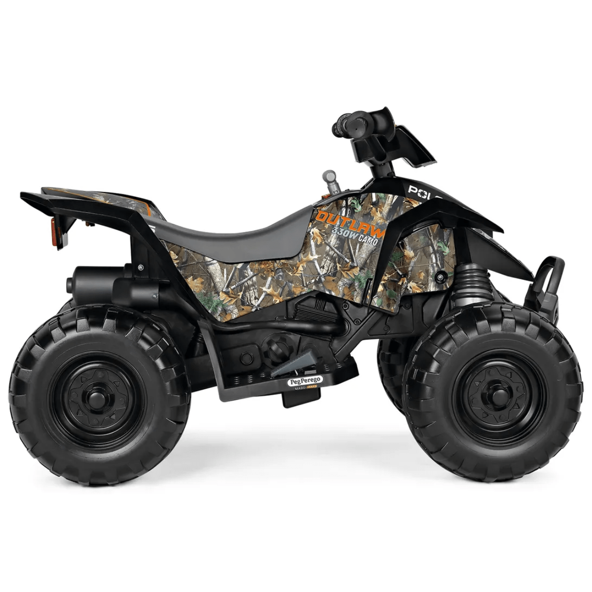 peg perego camo Peg Perego Polaris Outlaw 330W Camo Electric Ride On Quad Bike
