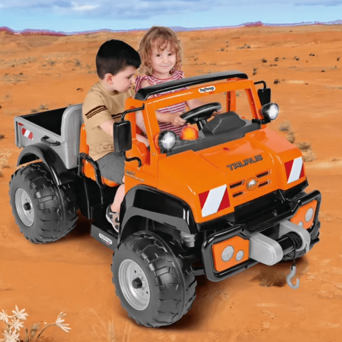 peg perego charger flashing orange Peg Perego Taurus Electric Ride On UTV
