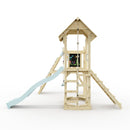 PolarPlay Balcony Tower Kids Wooden Climbing Frame - Climb & Swing Kory Mist