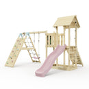 PolarPlay Balcony Tower Kids Wooden Climbing Frame - Climb & Swing Kory Rose