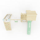 PolarPlay Balcony Tower Kids Wooden Climbing Frame - Climb & Swing Kory Sage
