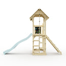 PolarPlay Balcony Tower Kids Wooden Climbing Frame - Una Mist