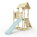 PolarPlay Balcony Tower Kids Wooden Climbing Frame - Una Mist