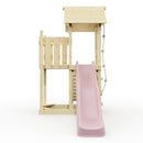 PolarPlay Balcony Tower Kids Wooden Climbing Frame - Una Rose