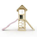 PolarPlay Balcony Tower Kids Wooden Climbing Frame - Una Rose