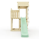 PolarPlay Balcony Tower Kids Wooden Climbing Frame - Una Sage