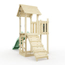 PolarPlay Balcony Tower Kids Wooden Climbing Frame - Una Sage