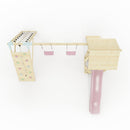Polarplay Climbing Frame with Double Swing, Climbing Wall and Slide - Kiruna