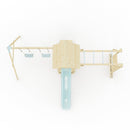 Polarplay Climbing Frame with Double Swing, Monkey Bars and Slide - Oerebro